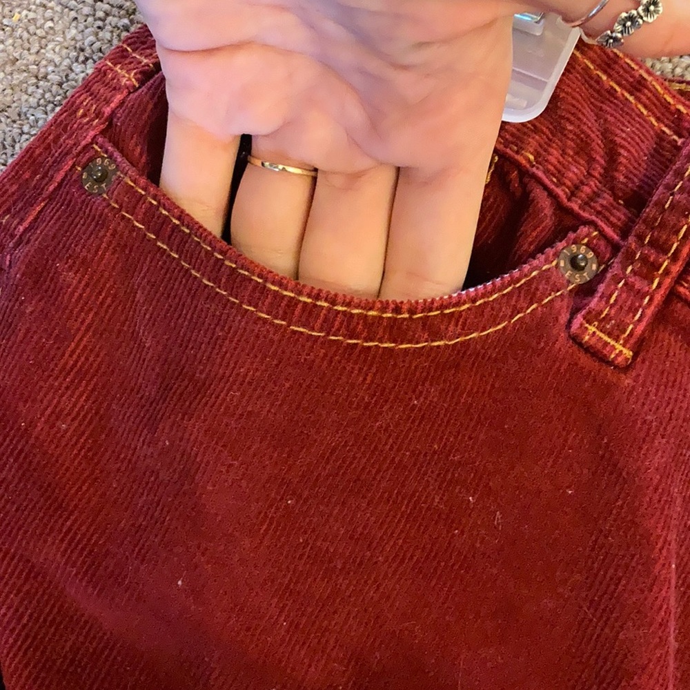 FREE* Red corduroy GAP skirt - Picture 5 of 5